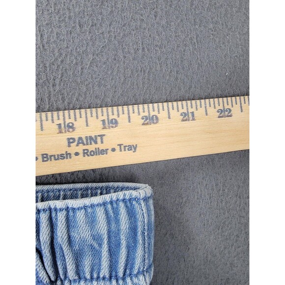 American Eagle Pants Womens XL Short Light Wash Low Rise Ultra Wide Leg Denim - Picture 6 of 14